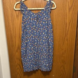a.n.a Blue Floral Dress